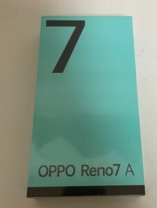 OPPO Reno7 A　本体　スターリーブラック　未開封 新品 SIMフリー版 CPH2353　128GB