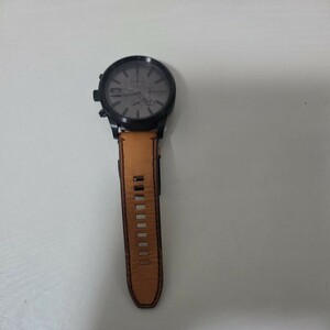 DIESELディーゼル　DZ-4468 クロノデイト　グレー文字盤　メンズ腕時計　訳あり現状品