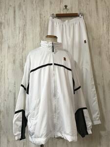 J103☆【ナイロンジャケット パンツ セットアップ】NIKE ナイキ 白 XL