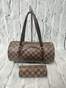 【売り切り】 Louis Vuitton ルイヴィトン ダミエ パピヨン ハンドバッグ 3135-3