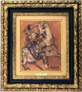 名品　世界のワイズバッシュ「馬と騎士」油彩　F2号「真作」パリ市立近代美術館ニュー大谷美術館他所蔵