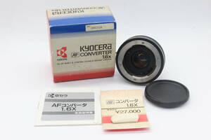 【返品保証】 【元箱付き】 京セラ kyocera AF Converter 1.6x コンバーター s7774