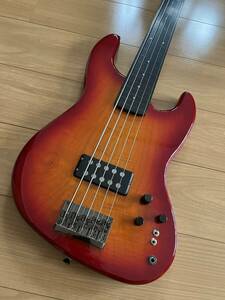 BottomWave 5strings Fretless Bass/5弦 フレットレス　Graphite Neck　グラファイトネック　ボトムウェーブ　Fodera