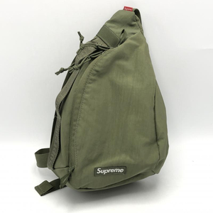 【中古】SUPREME 20FW Sling Bag スリングバッグ ショルダーバッグ グリーン シュプリーム[240010402630]