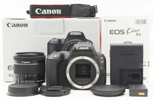 ☆極上美品☆ Canon キャノン EOS Kiss X9 EF-S 18-55 IS STM レンズキット 元箱 付属品 ♯24050307