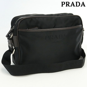 中古 プラダ 斜め掛け ショルダーバッグ ユニセックス ブランド PRADA ナイロン ショルダーバッグ ナイロン ブラック