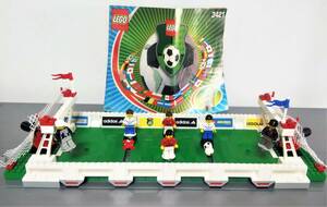 レゴ LEGO スポーツ 3421　ミニサッカー 3 vs 3 Shootout　サッカーゲーム盤 ミニフィグ 説明書付き
