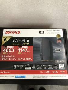 BUFFALO バッファロー 美品　WSR-6000AX8-MB　 Wi-Fiルーター 無線LAN 無線ルーター