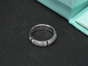 ■極美品■ TIFFANY＆Co ティファニー ストリーメリカ 750 K18WG ダイヤモンド 約5.37g リング 指輪 約6号 レディース シルバー系 AR9573