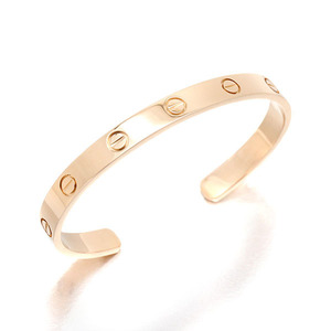 カルティエ Cartier ラブブレス K18PG #17 ピンクゴールド750 LOVE ブレスレット オープンバングル LOVE BRACELET