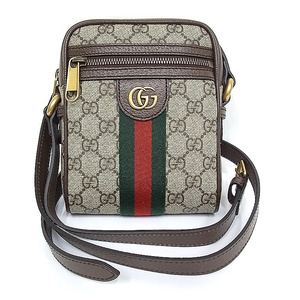 グッチ GUCCI 598127 オフィディア ショルダーバッグ 斜めがけ シェリーライン GGスプリームキャンバス【未使用品】【極上美品】