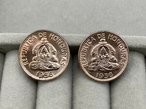 美品！ ホンジュラス　2センタボ硬貨　×２枚