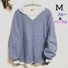 ✨‪Ｍ✨Vネック プルオーバーニット  セーター