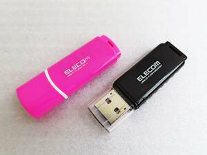 【動作確認済】『ELECOM（エレコム）USBメモリ16GB／USB 3.0対応／MF-HSU3A16G（ピンク＆ブラック）２個セット』◆送料120～