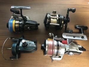 スピニングリール　4個　olympic shimano RYOBI