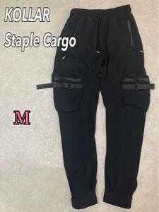 KOLLAR カーゴパンツ Staple Cargo Pants in Bl 止水ジップ テックカーゴパンツ