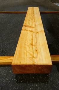2ｍ 30㎝ ヒノキ 檜材 桧 無垢材造作材 框材 まぐさ材 踏板 壁柱 補強木材 ブロック 看板 乾燥材 カウンターテーブル2035×巾290×厚み107 