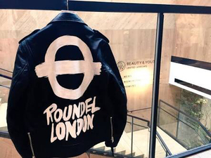 新品★定価11.7万円◆ラウンデル ロンドン★ROUNDEL LONDON ダブルライダースジャケット 本革ジャン レザー poggy