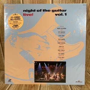 激レア！レーザーディスク night of the guitar live! vol.1 ★ 極美品 保護スリーブ付き A0063