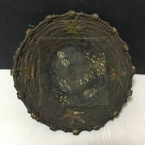 詳細不明　美品　皿　陶器　骨董品 古美術 アンティーク 