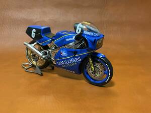 【塗装済み完成品】ハセガワ　ヤマハ　FZR750　ソノート・ヤマハ　1985年　ボルドール24H仕様