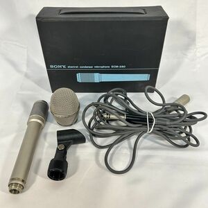 SONY ソニー コンデンサマイク ECM-280 ハードケース付き 通電未確認品