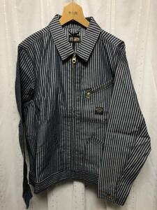 新品 ARIES Lee DENIM WORKWEAR STRIPE 191 JACKET XL 定価39,600円 リー デニムジャケット ワークジャケット アリーズ