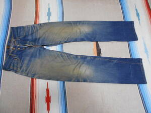 １９４０S Lee COWBOY１０１b 赤タグセンター カウボーイ バイカー インディゴ ビンテージ毛皮パッチ VINTAGE INDIGO JEANS Steve Mcqueen 