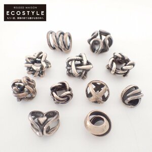 1円 TROLLBEADS トロールビーズ シルバー×11点 スリーシブリングス スターダスト etc チャーム