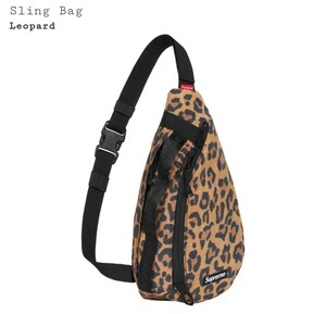国内正規品　新品未使用　Supreme sling bag Leopard シュプリーム　スリング　バッグ　レオパード　斜め掛け　ヒョウ柄　豹柄