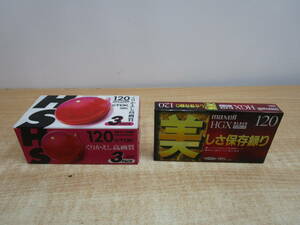 M608★VHS・生・テープ・4本セット・TDK＆maxell★未開封品