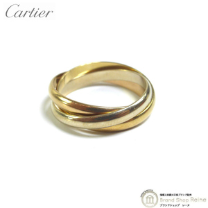 カルティエ （Cartier） トリニティ 3連 K18 リング 750PG×750YG×750WG 指輪 ＃53 ゴールド 5.0ｇ（中古）