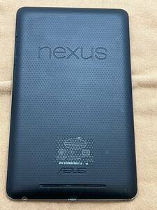 ◎8559 Nexus7　ASUS Android タブレット　本体のみ　ブラック　初期化済み　中古　ジャンク