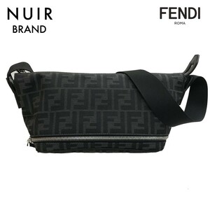 【先着50名限定クーポンを配布中!!】 フェンディ FENDI ボディバッグ ズッカ柄 クロス ブラック