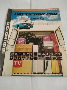 旧車当時物　いすゞ エルフ150〜250ルートバン（