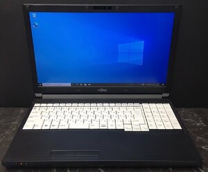 1円～ ■ジャンク 富士通 LIFEBOOK A746/P / Core i7 6600U 2.60GHz / メモリ 8GB / SSD 256GB / 15.6型 / DVD / OS有り / BIOS起動可