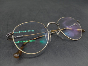 ▽ 【231】クロムハーツ メガネ BUBBA-A / CHROME HEARTS アイウェア Eyewear 眼鏡 ボストン フレーム べっ甲柄