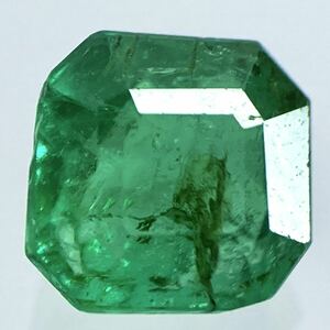 〔天然エメラルド0.732ct〕a約5.19×5.30mmソーティング付 ルース 裸石 宝石 ジュエリーjewerly emerald テDG0