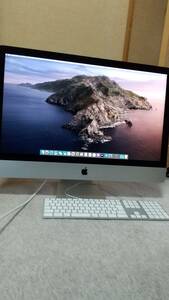 iMac, 27inch, A1419 (Intel Core i5 ), Late 2012 。純正の電源コード，およびキーボード（有線）付。画面が大きく綺麗です。送料無料。