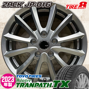 2023年製 即納 スタッドレスホイールセット 205/60R16 TOYO Winter トランパス TX JP-016 16×6.5J+53 5/114.3 ノア VOXY ステップワゴン