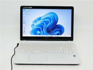 カメラ/中古/15.6型/ノートPC/Win11/新品SSD512/8GB/COREi7　4500U/SONY　SVF15319DJN　無線WIFI/HDMI/Bluetooth/ office搭載　送料無料