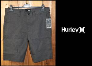 送料無料 特価即決【未使用】 Hurley ★ ストレッチ corman canvas shorts W34 ★ ハーレー コーマンキャンバス ショーツ