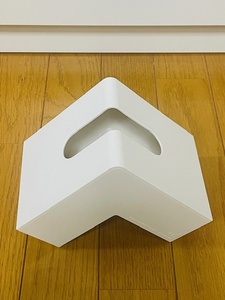 プラスディー　フォリオ　ティッシュケース　ホワイト　＋ｄ　Folio tissue case Hirohisa Shimura　デザイナー　おしゃれ　小物
