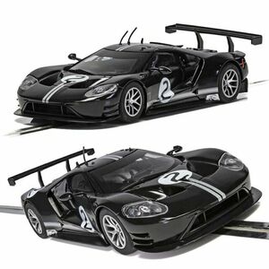 1/32 スロットカー　Scalextric Ford GT GTE Black No2