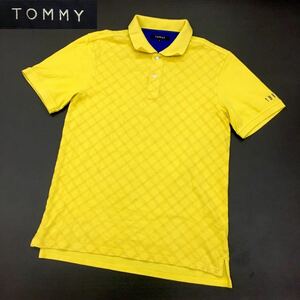 TOMMY トミー ニューヨーク アメリカンクラシック ゴルフウェア スポーツ 半袖ポロシャツ コットン チェック メンズ サイズL