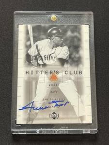 Willie Mays（ウィリー・メイズ）【2000 Upper Deck】Hitters Club Auto