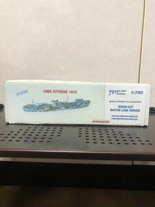 440 未組立 航空機輸送船 HMS アテネ Athene 1942 | 1/700 WWIIイギリス艦 | ニコモデル NIKO MODEL | イギリス ガレージキット レジン