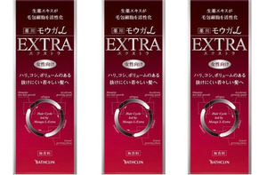 薬用 モウガ エル L エクストラ 60ml ×3本セット 送料無料 4987138515186 バスクリン ハリ こし ボリューム 女性 育毛