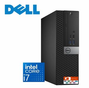 最強 Dell デスクトップPC 7050 SFF 第7世代 Core i7 -7700メモリ32GB /SSD 1TB /USB3.1 Type-C HDMI Win11 無線Wi-Fi+ Bluetooth搭載