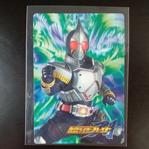 ◆仮面ライダーブレイド　カード ＜仮面ライダーブレイドの素顔＞　丸大食品　2004年